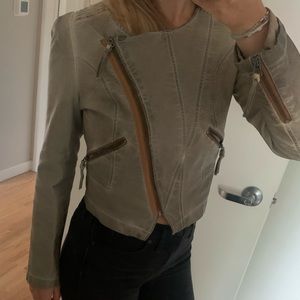 Free people vegan leather jacket
